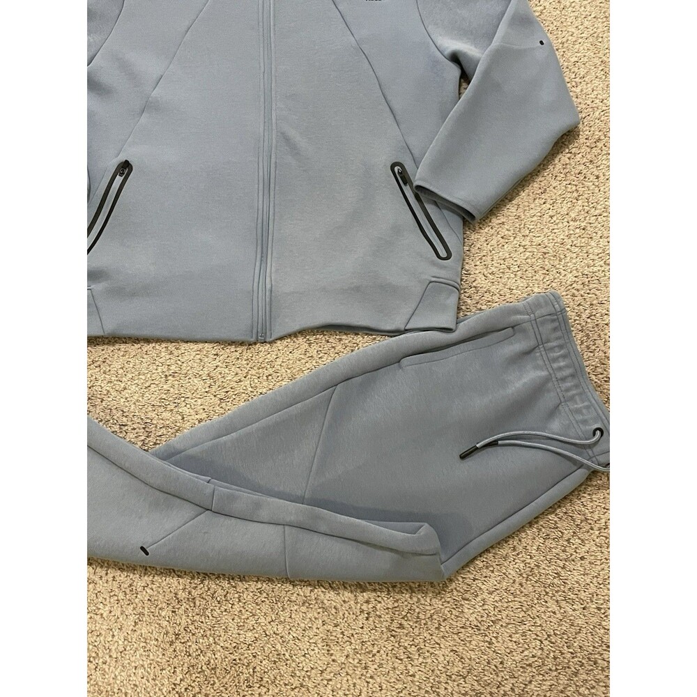 Reebok Momentum Slim Elastic Waist Drawstring Blue Jogger Pants and Top Mens XL - Picture 2 of 6